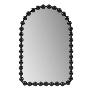 Madison Park Signature Marlowe 24X36 Arch Beaded Wall Mirror - Black