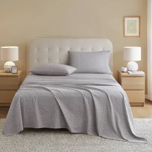 True North by Sleep Philosophy Cozy Cotton Flannel Printed Sheet Set