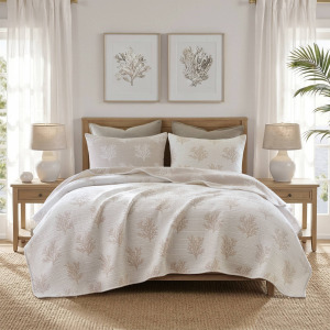 Harbor House Blue Mia Coral 3 Piece Quilt Mini Set