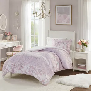 Intelligent Design Oliena Floral Paisley Duvet Cover Set