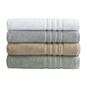 Nurture Sustainable Antimicrobial Bath Towel 6 Piece Set - Grey