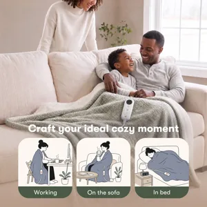 Serta Marled Dream Soft Heated Throw
