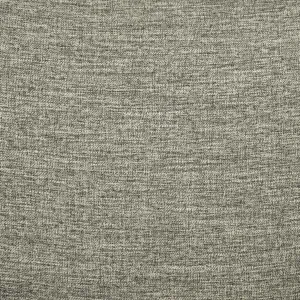 London Upholstered Skirted Dining Arm Chair with Hidden Casters - Grey