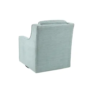 Harris Chenille Swivel Chair - Dusty Aqua