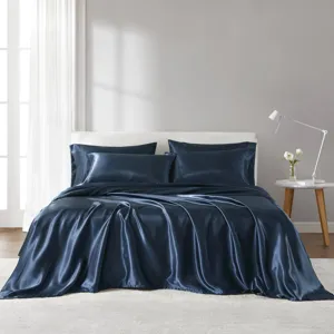 Madison Park Essentials Satin Luxury Sheet Set