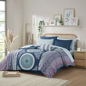 Intelligent Design Loretta Boho Comforter Set with Bed Sheets