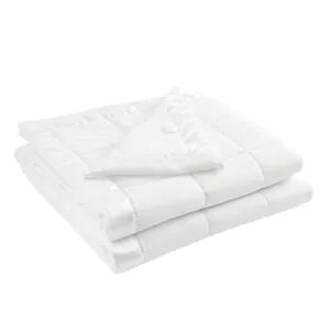 Madison Park Windom Lightweight Down Alternative Blanket with Satin Trim