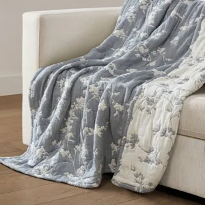 Harbor House Catalina Botanical Cotton Jacquard Throw