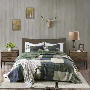 Woolrich Mill Creek Oversized Cotton Quilt Set