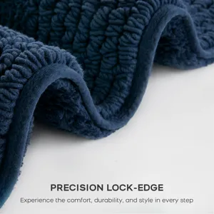 Madison Park Signature Splendor 100% Cotton Tufted 3000 GSM Reversible Bath Rug