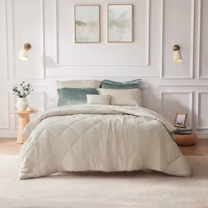 Intelligent Design Felicia Velvet Comforter Set with Throw Pillow