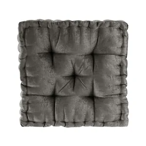Intelligent Design Azza Poly Chenille Square Floor Pillow Cushion Compress Pack