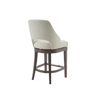 Jillian Counter Stool with Swivel Seat - Cream