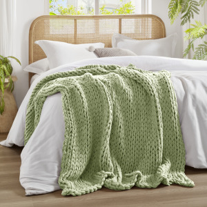 Madison Park Chunky Double Knit Handmade Throw Blanket