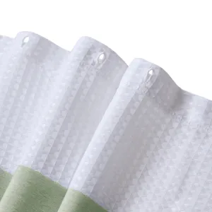 Madison Park Spa Waffle Shower Curtain with 3M Treatment