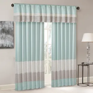 Madison Park Amherst Polyoni Pintuck Window Valance