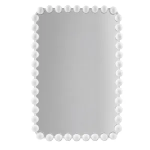 Madison Park Signature Marlowe 24X36 Rounded Rectangle Beaded Wall Mirror