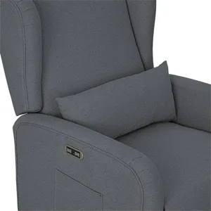 Madison Park Candace Power Recliner 3-in-1 with Swivel, Glider, Charging Station
