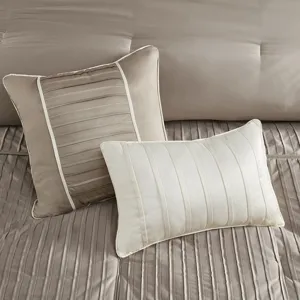 Madison Park Trinity 7 Piece Polyester Charmeuse Comforter Set