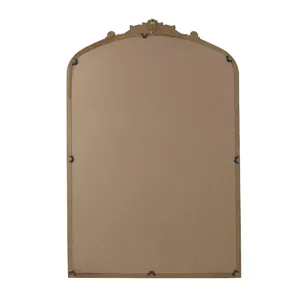 Lilbeth Beaded Arch Wall Decor Mirror - Gold