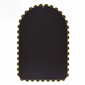 Madison Park Signature Marlowe 24X36 Arch Beaded Wall Mirror - Gold