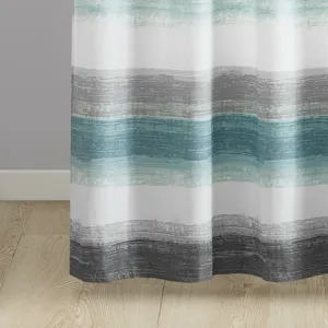 Madison Park Essentials Saben Stripe Print Shower Curtain