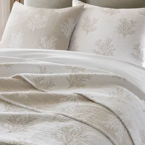 Harbor House Blue Mia Coral 3 Piece Quilt Mini Set
