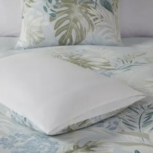 Harbor House Blue Kiawah Island 5 Piece Cotton Duvet Cover Set with Throw Pillow