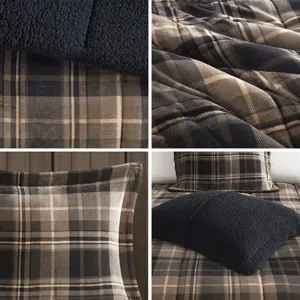 Woolrich Alton Plush to Sherpa Down Alternative Comforter Set