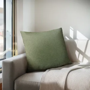 Monte Solid Square Pillow - Green