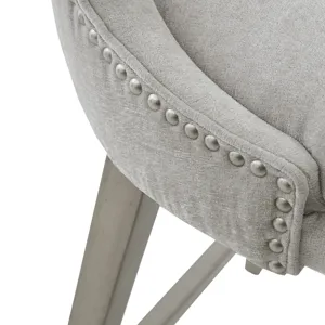 Emmett 25.75\" Swivel Counter Stool - Light Grey
