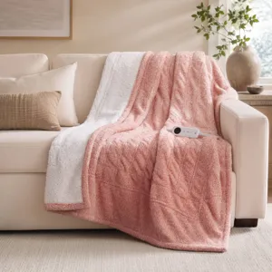 Serta Marled Dream Soft Heated Throw