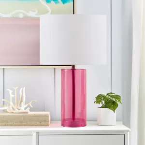 Neonova Glass Table Lamp - Pink
