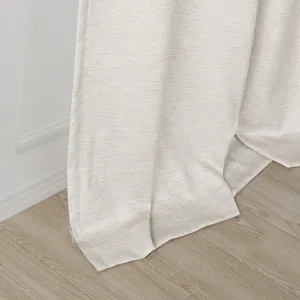 SunSmart Como Tonal Printed Faux Silk Room Darkening Curtain Panel Pair