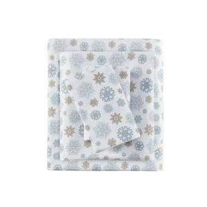 True North by Sleep Philosophy Cozy Cotton Flannel Printed Sheet Set