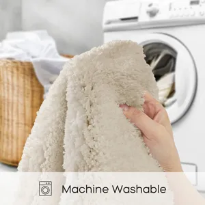 Marshmallow Bath Rug - Natural