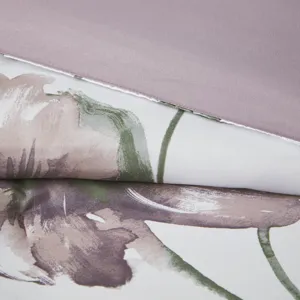 Alice Full Floral Comforter Set with Bed Sheets - Mauve