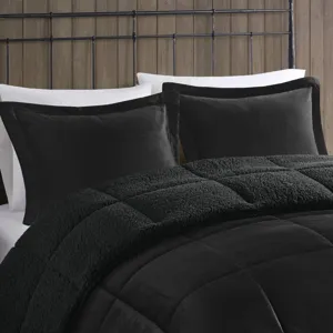 Woolrich Alton Plush to Sherpa Down Alternative Comforter Set