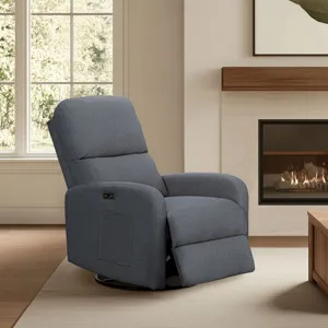 INK+IVY Dakota Power Recliner 3-in-1 with Swivel, Glider, Charging Station