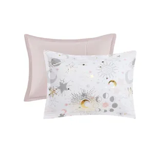 Mi Zone Kids Celia Starry Sky Metallic Comforter Set with Throw Pillow
