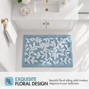 Madison Park Serene Cotton Tufted Bath Rug