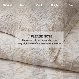 Harbor House Maison Tropical Cotton Jacquard Botanical Duvet Cover Set