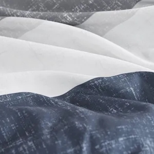 Madison Park Essentials Jaxon Stripe Comforter Set with Bed Sheets