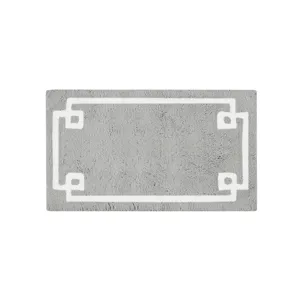 Evan Cotton Tufted Bath Rug 24x72 - Grey