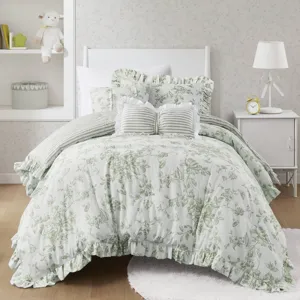 Madison Park Essentials Adele Comforter Set with Decorative Pillows