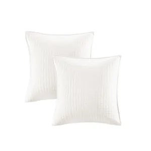 Urban Habitat Brooklyn Cotton Jacquard Comforter Set with Euro Shams and Throw Pillows