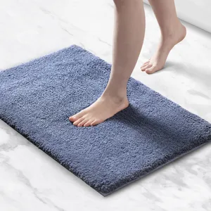 Marshmallow Bath Rug - Slate Blue