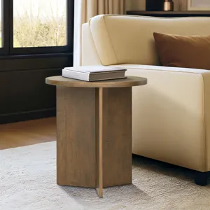 Sadie Accent Table - Walnut Brown