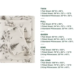Woolrich Cotton Flannel Sheet Set