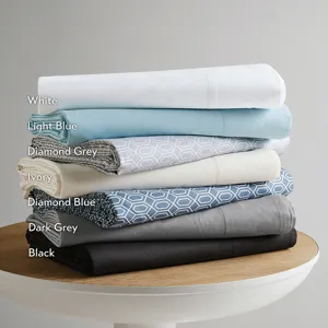 510 Design Cotton 144TC 100% Cotton Solid Sheet Set
